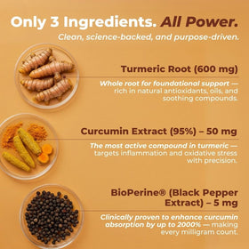 Close-up of VITAL NUTRITIVE Turmeric Curcumin 655mg capsules