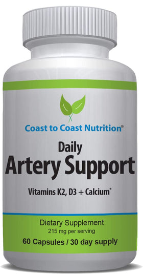 Coast to Coast Nutrition Artery Support 60 Capsules front view