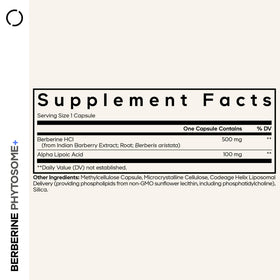 Codeage Berberine Phytosome 60 Capsules side view