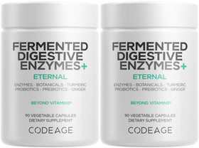 Codeage Fermented daily Enzymes 2-Pack front view