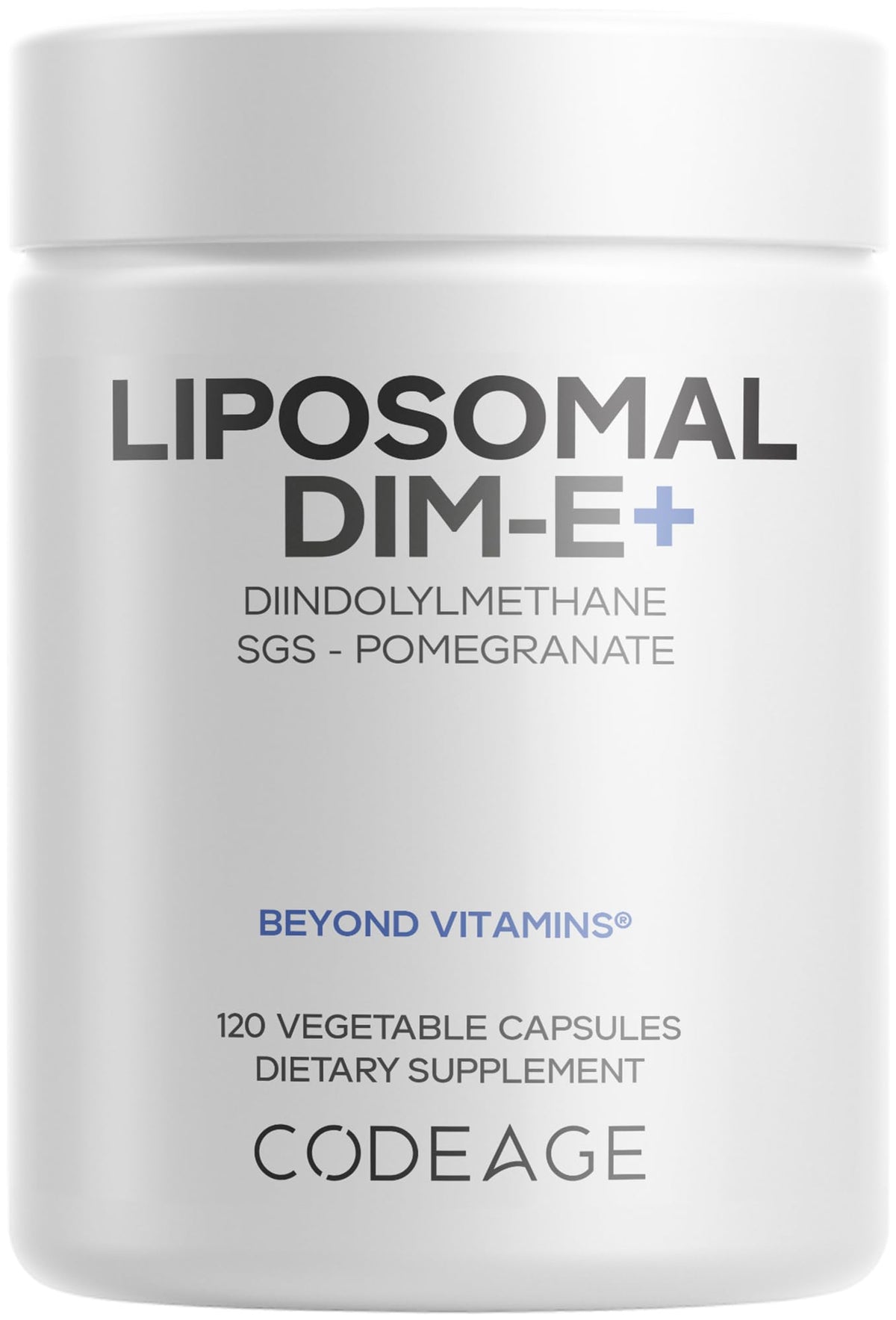 Codeage Liposomal DIM 120 Capsules front view