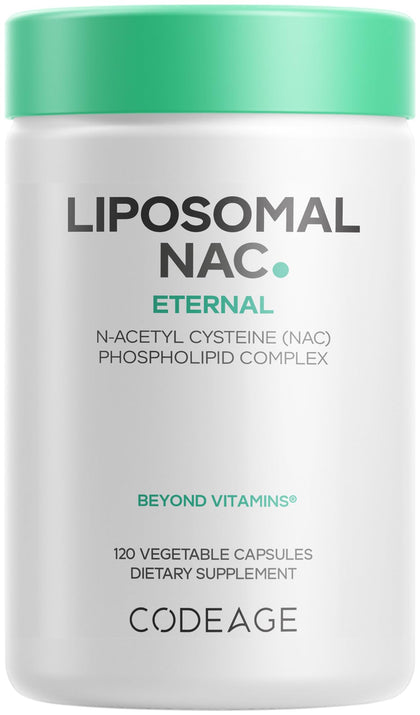 Codeage Liposomal NAC 900mg 120 Capsules front view