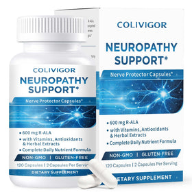 Colivigor Neuropathy Supplements 600mg R-Alpha Lipoic Acid front view