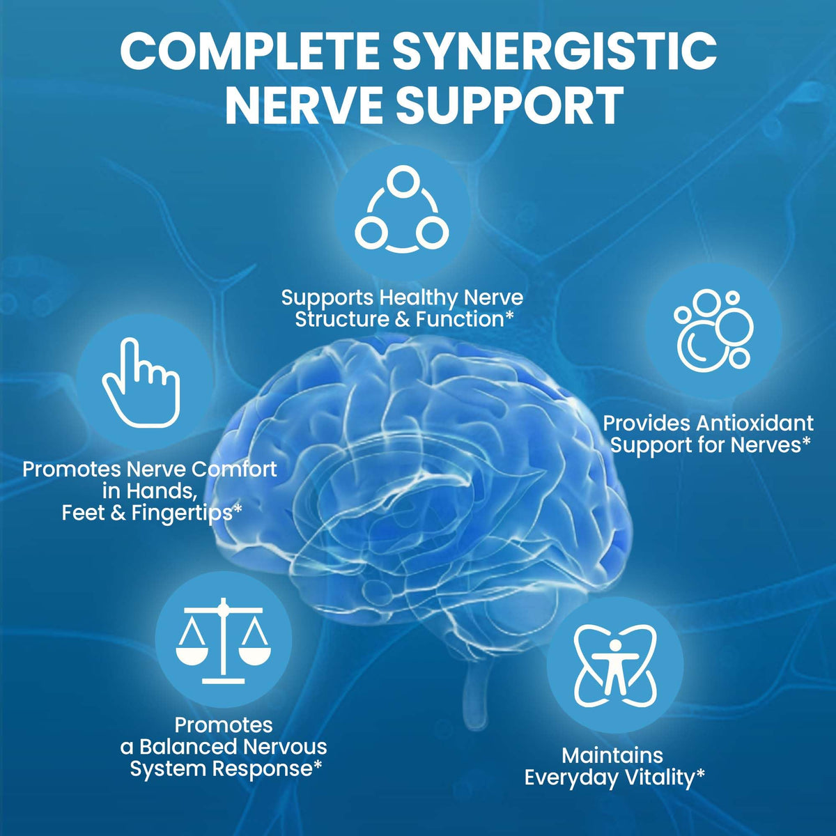 Colivigor Neuropathy Supplements ingredients list on packaging