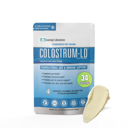 Colostrum-LD Powder 6 oz container front view