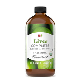 Complete Natural Products Liver Complete 8oz Organic Liquid Concentrate front view