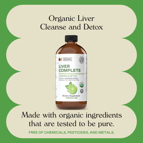 Complete Natural Products Liver Complete 8oz Organic Liquid Concentrate with fresh herbs