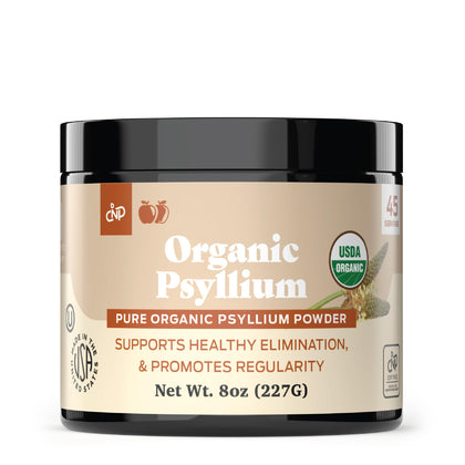 Complete Natural Products Organic Psyllium Husk Powder 10oz front view