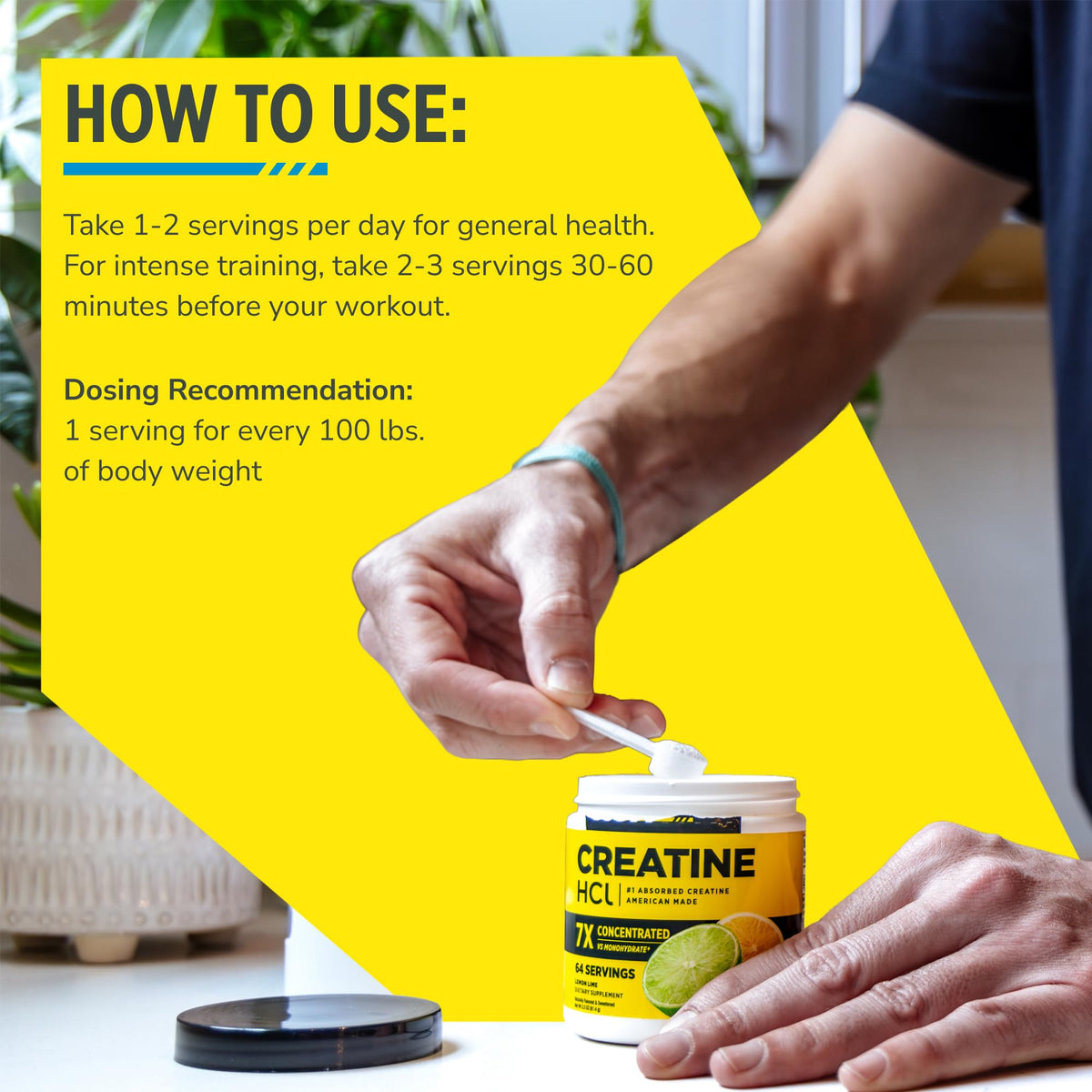 CON-CRET Creatine HCl Powder Orange Cream nutritional information