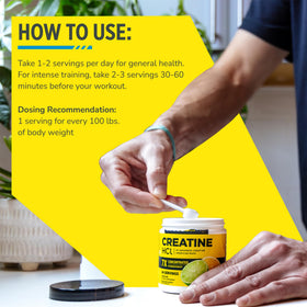 CON-CRET Creatine HCl Powder Orange Cream nutritional information