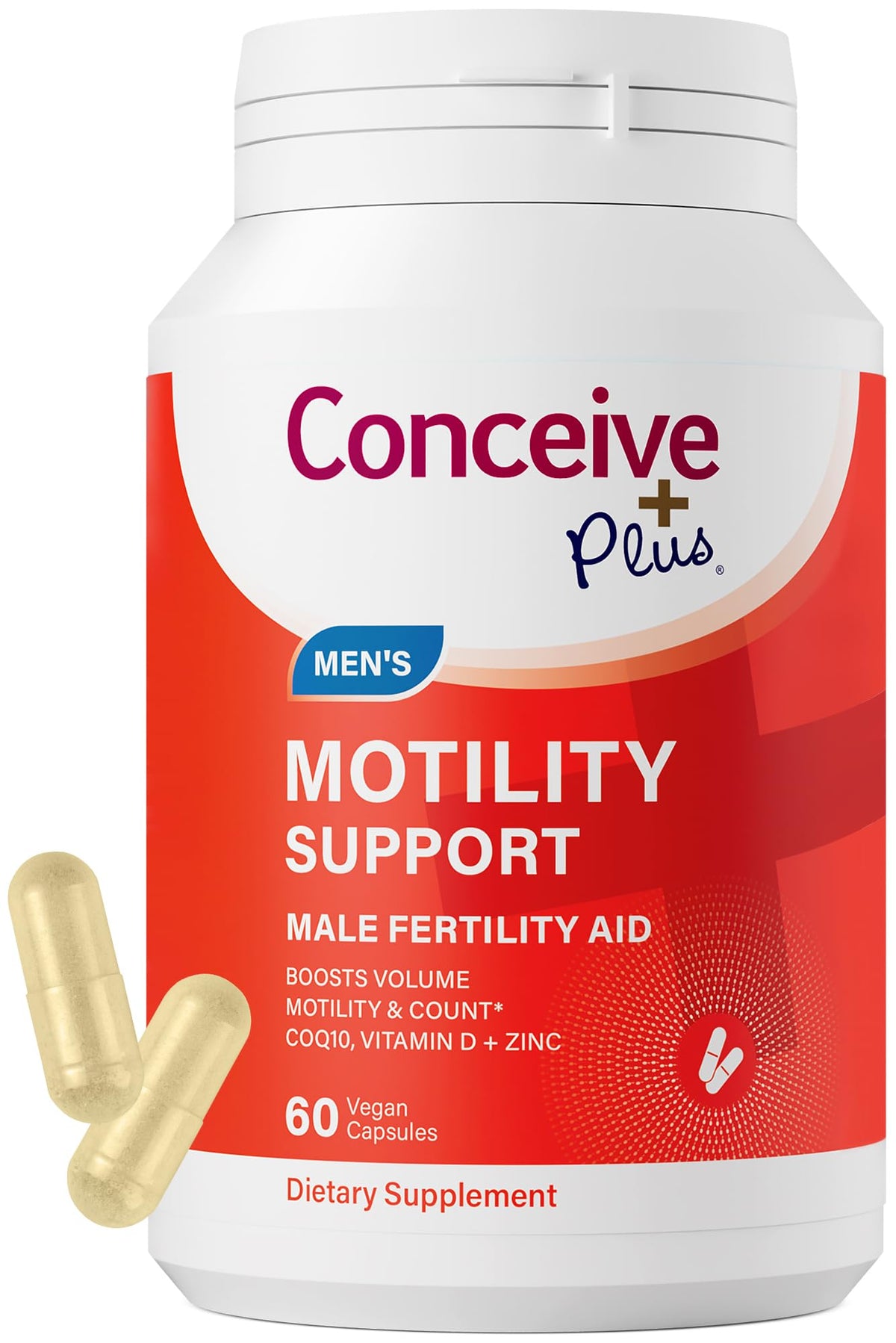 CONCEIVE PLUS Motility Support for Men 60 Capsules front view