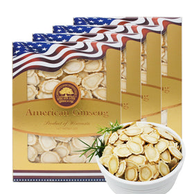 DABC OAK LAND American Ginseng Slices 4 oz box front view