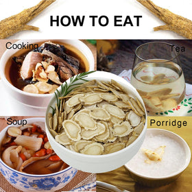 DABC OAK LAND American Ginseng Slices in a cup of tea