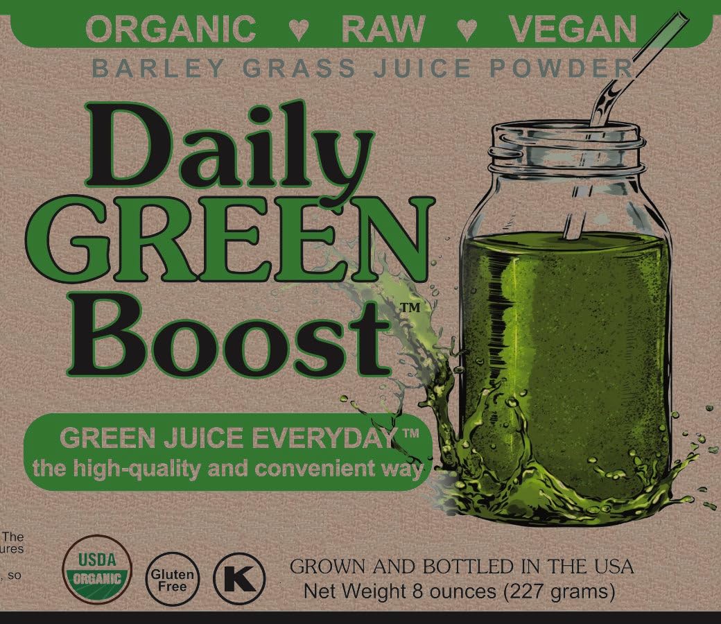 Daily Green support 8oz serving suggestion with juice