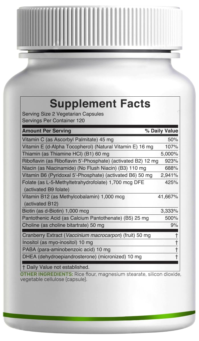 DEAL SUPPLEMENT Methylated B Complex with natural ingredients