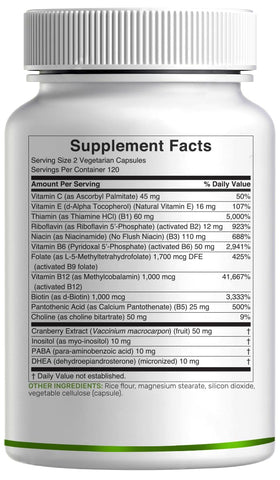 DEAL SUPPLEMENT Methylated B Complex with natural ingredients