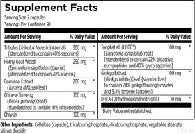 Designs for Health LibidoStim-F 60 Capsules bottle with label