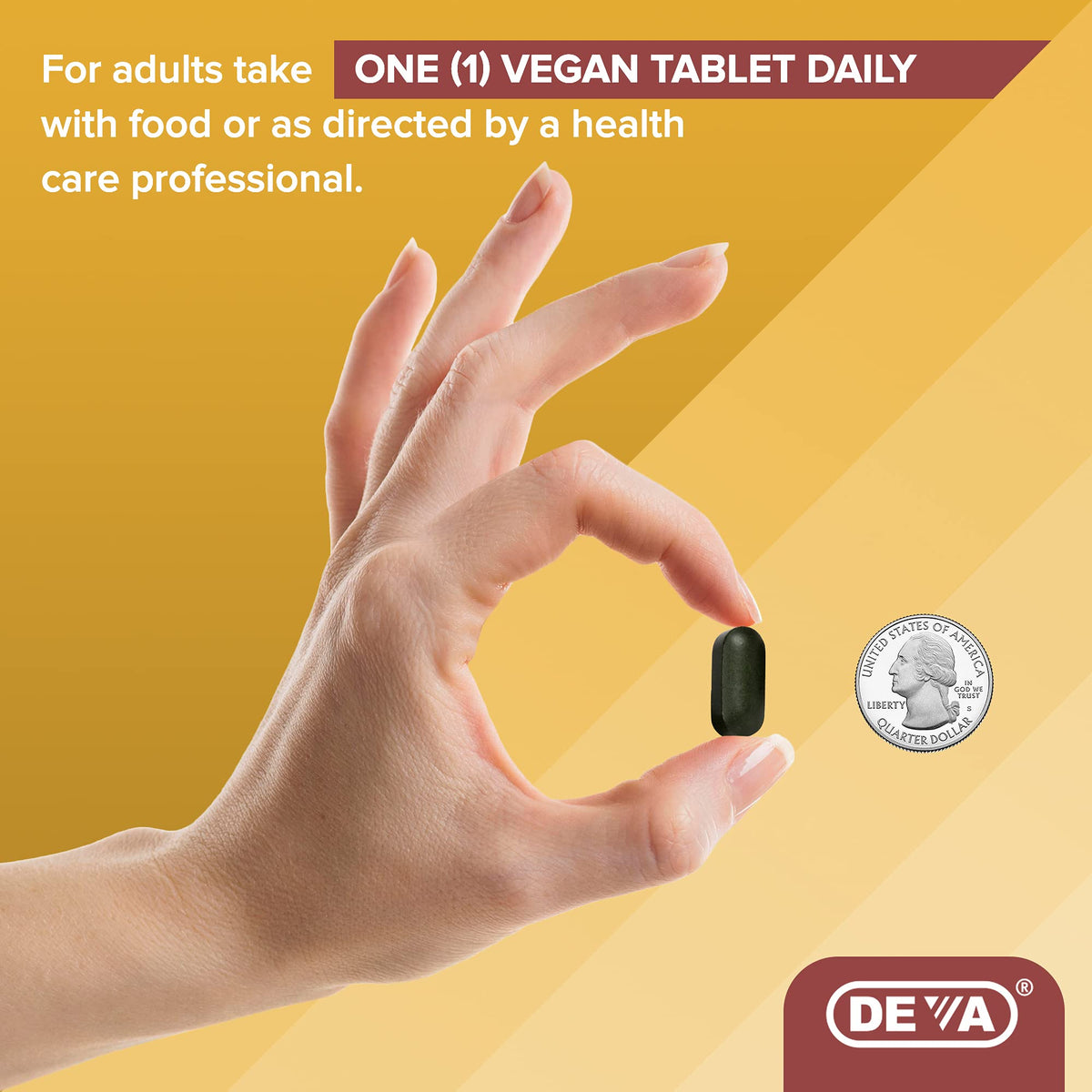 DEVA Vegan Multivitamin & Mineral Supplement ingredients list