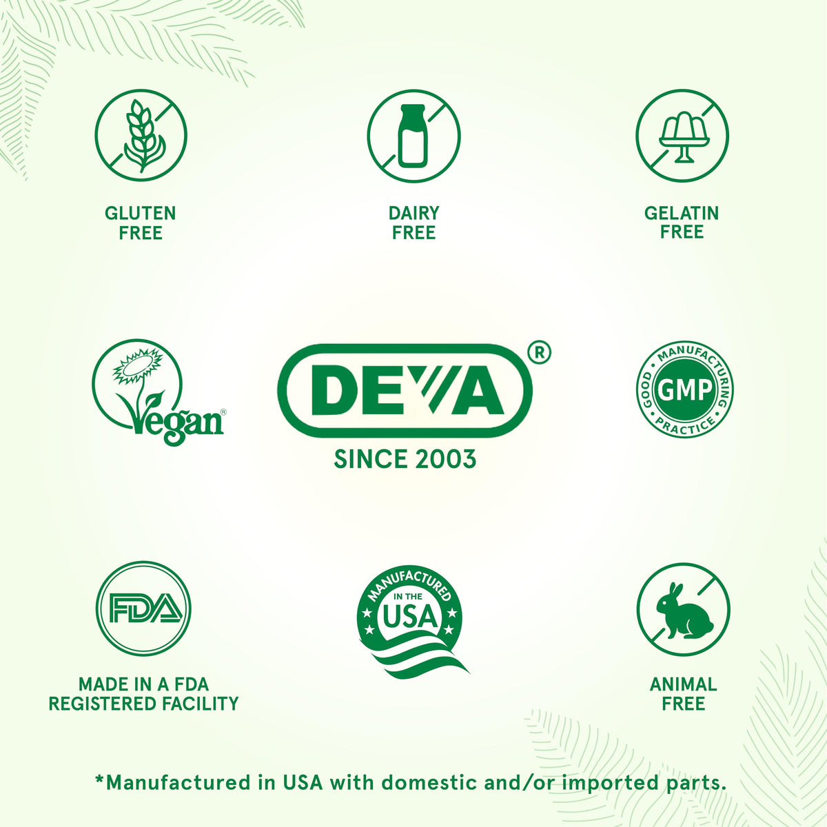 DEVA Vegan Multivitamin & Mineral Supplement side view