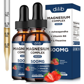 dilib Magnesium Glycinate Liquid Drops 500mg front view