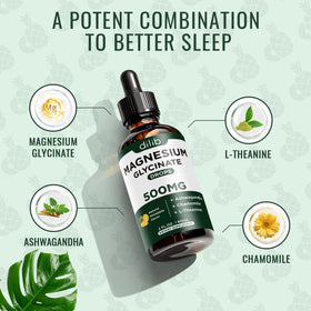 dilib Magnesium Glycinate Liquid Drops 500mg nutritional information