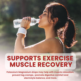 dilib Potassium Magnesium Citrate Supplement 500mg liquid drops nutritional information