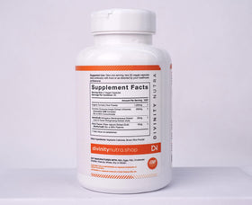 Divinity Nutra Turmeric Curcumin 1400mg label detail