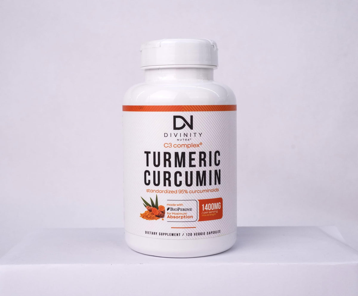 Divinity Nutra Turmeric Curcumin 1400mg nutritional information