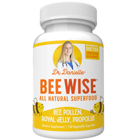 Doctor Danielle Bee Wise Bee Pollen Supplement front view