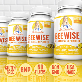 Doctor Danielle Bee Wise Bee Pollen Supplement packaging