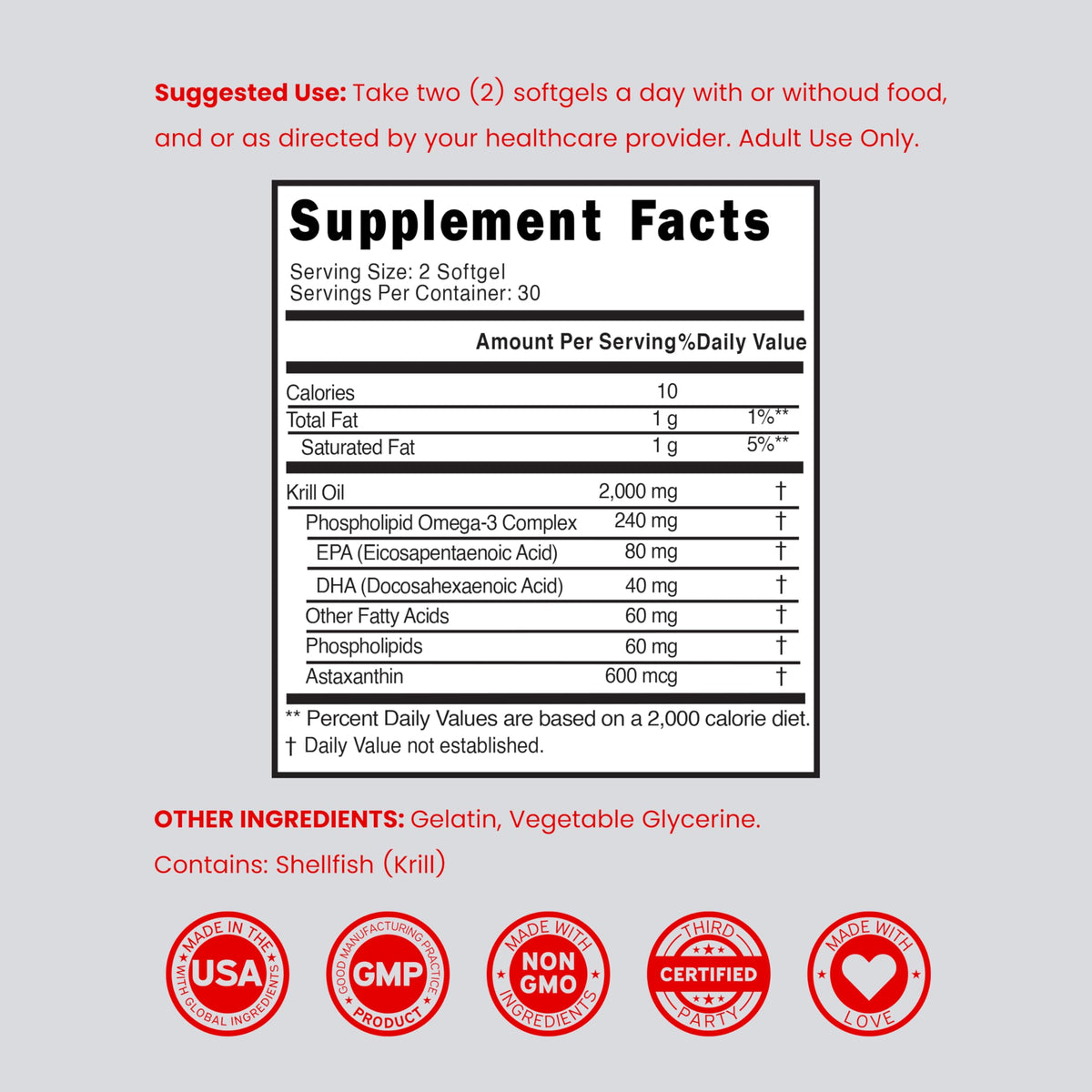 DORADO NUTRITION Antarctic Krill Oil Supplement in a lifestyle setting