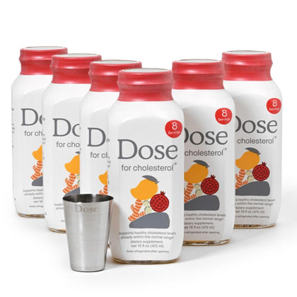 DOSE Cholesterol Supplements 16oz bottle front view