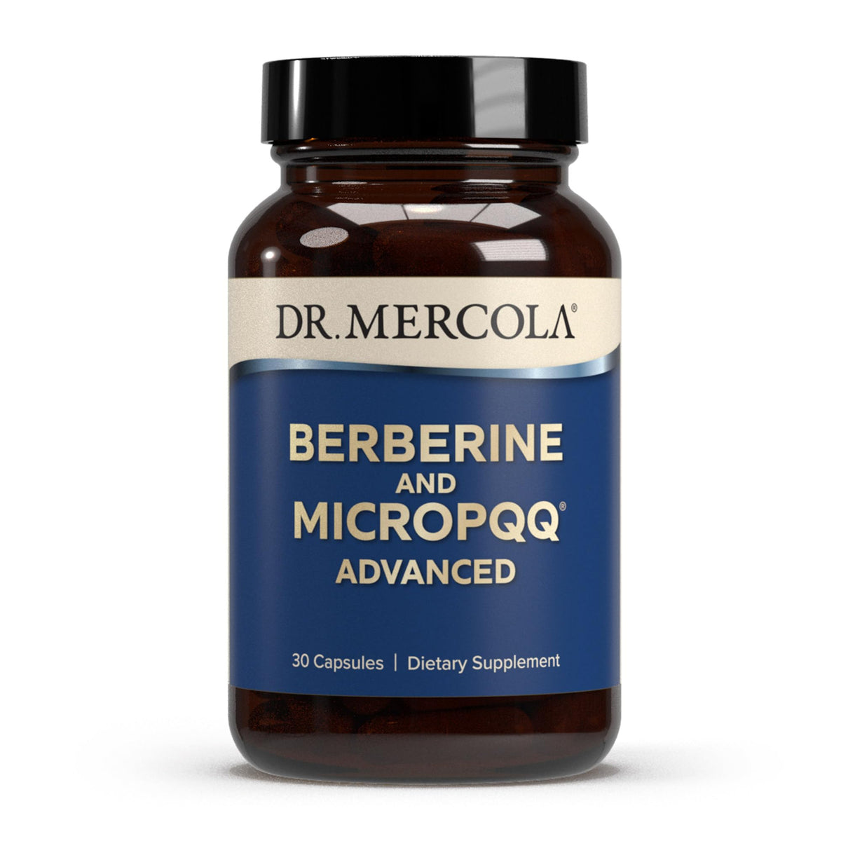 Dr. Mercola Berberine and MicroPQQ Advanced 30 Capsules front view