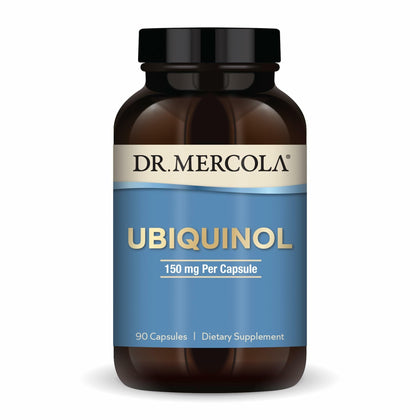 Dr. Mercola Kaneka Ubiquinol 150 mg capsules front view