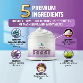 Dr. Robaina Lavender Cream side view showing texture