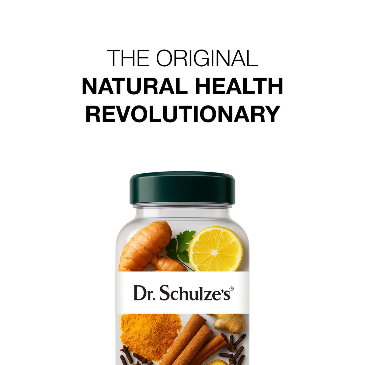 Dr. Schulze's Super-C Plus Vitamin C Supplement 2 oz back view