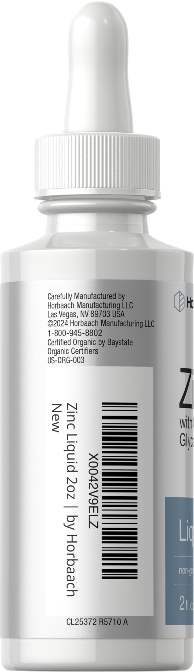 Dropper of Horbäach Liquid Zinc Drops with liquid