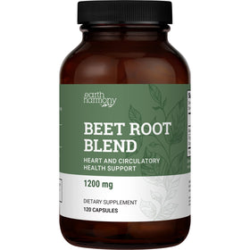 Earth Harmony Naturals Organic Beet Root Capsules 1200 mg front view