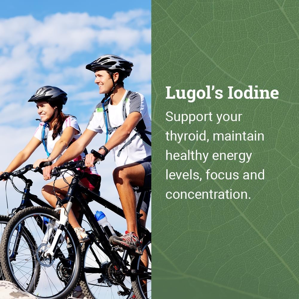 Earth Harmony Naturals Organic Lugol's Iodine 2% Solution bottle with dropper