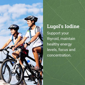 Earth Harmony Naturals Organic Lugol's Iodine 2% Solution bottle with dropper