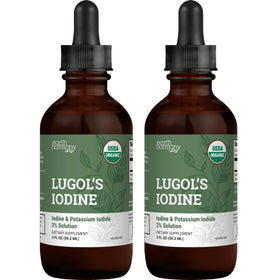 Earth Harmony Naturals Organic Lugol's Iodine 2% Solution front view
