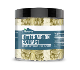 Earthborn Elements Bitter Melon Capsules 200 count front view