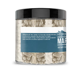 Earthborn Elements Marshmallow Root Capsules close-up of the capsules