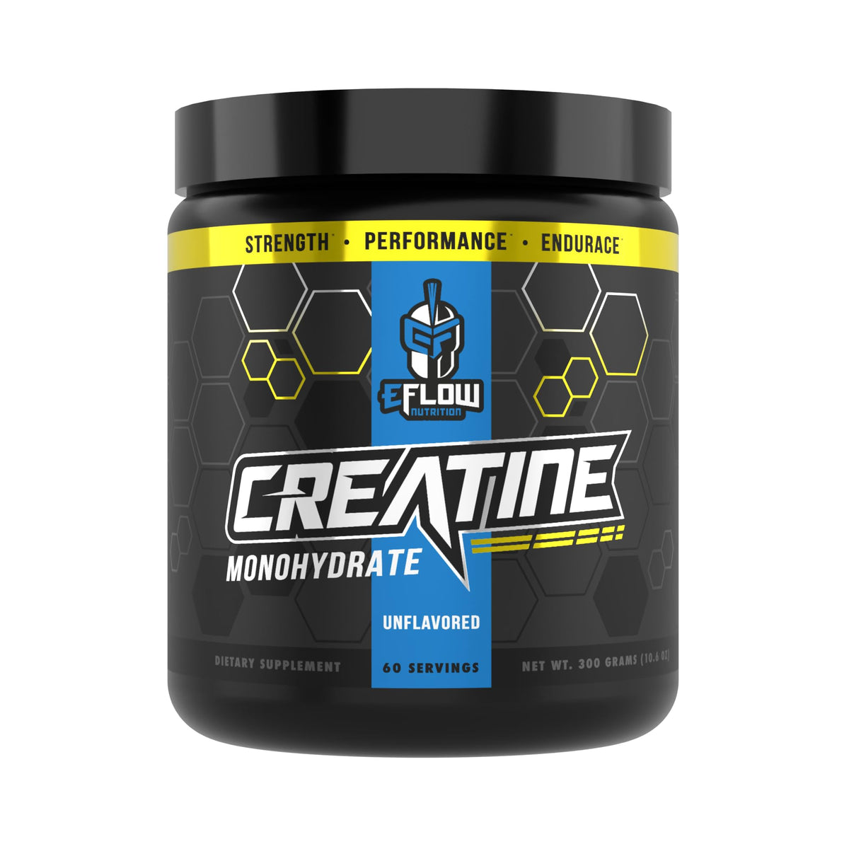 eFlow Nutrition Micronized Creatine Monohydrate Powder front view