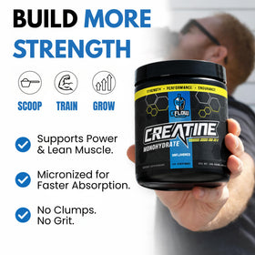 eFlow Nutrition Micronized Creatine Monohydrate Powder packaging