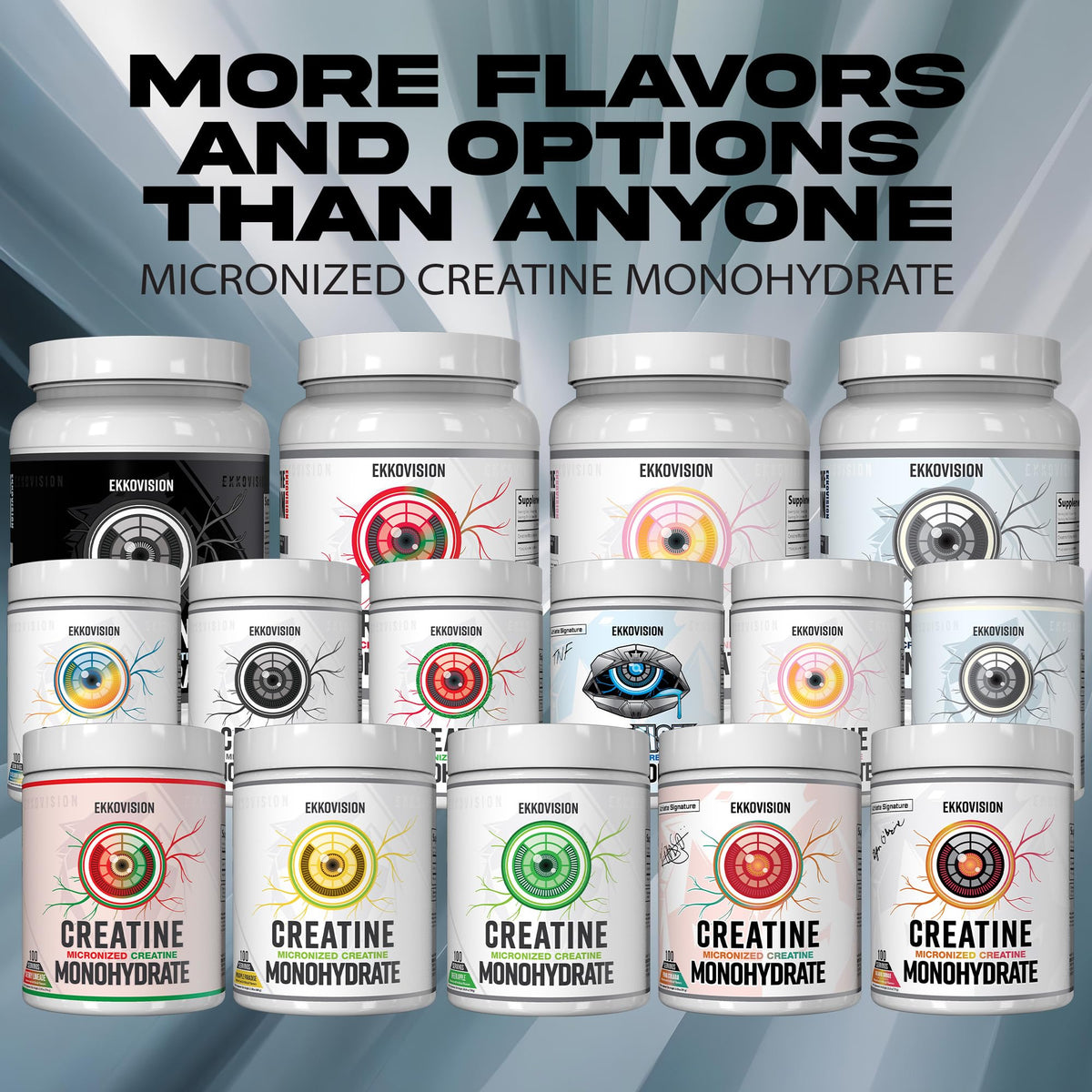 Ekkovision Creatine Monohydrate Powder Pineapple Paradise packaging