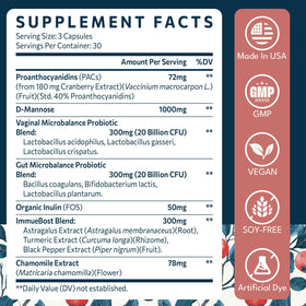 Elystrixionis Cranberry Pills 72mg PAC with measuring spoon