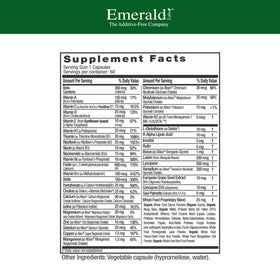 EMERALD LABS Men's 45 Plus 1-Daily Multi 60 Capsules side view