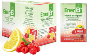 Ener-C Sugar Free Multivitamin Drink Mix Raspberry Lemonade front view