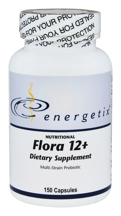 Energetix Flora 12+ 150 Capsules front view